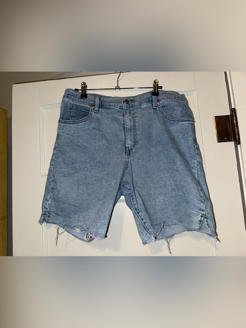 Levi’s Light Blue Denim Bermuda Shorts